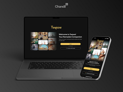 Dark Mode Login UI with Ramadan Vibes appdesign darkmodeui designexploration loginpage minimaldesign mobileapp mobiledesign modernui ramadandesign uidesign uiux userinterface uxdesign webdesign
