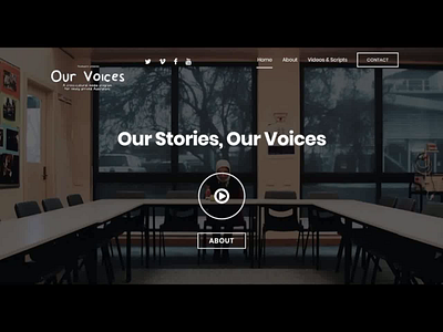 Our Voices - Government Lead Project animation branding design graphic design motion graphics ui ux web design