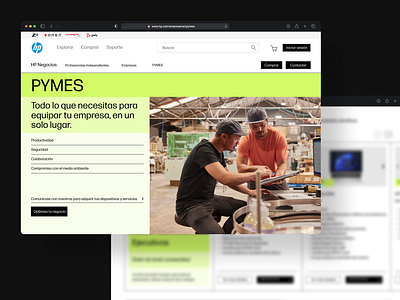 HP Empresarial Website, Mailing & Ads graphicdesign