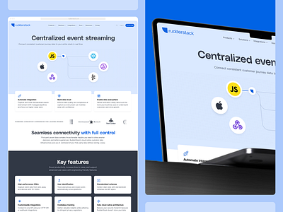 Website Design Enhancement caviar design development rudderstack webdesign