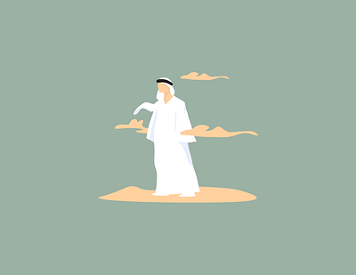 Arabic vibes illustration vector