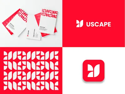 Uscape App animal app branding chalenge company logo design golden ratio graphic design icon icon app icon logo inspire logo logo app logo design simple squirrel symbol ui visual identity