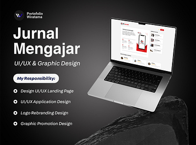 System Management Journals application apps apps design beranda branding design uiux graphic design home jurnal jurnal mengajar landing page management system mengajar mobile design playstore system ui ux website design