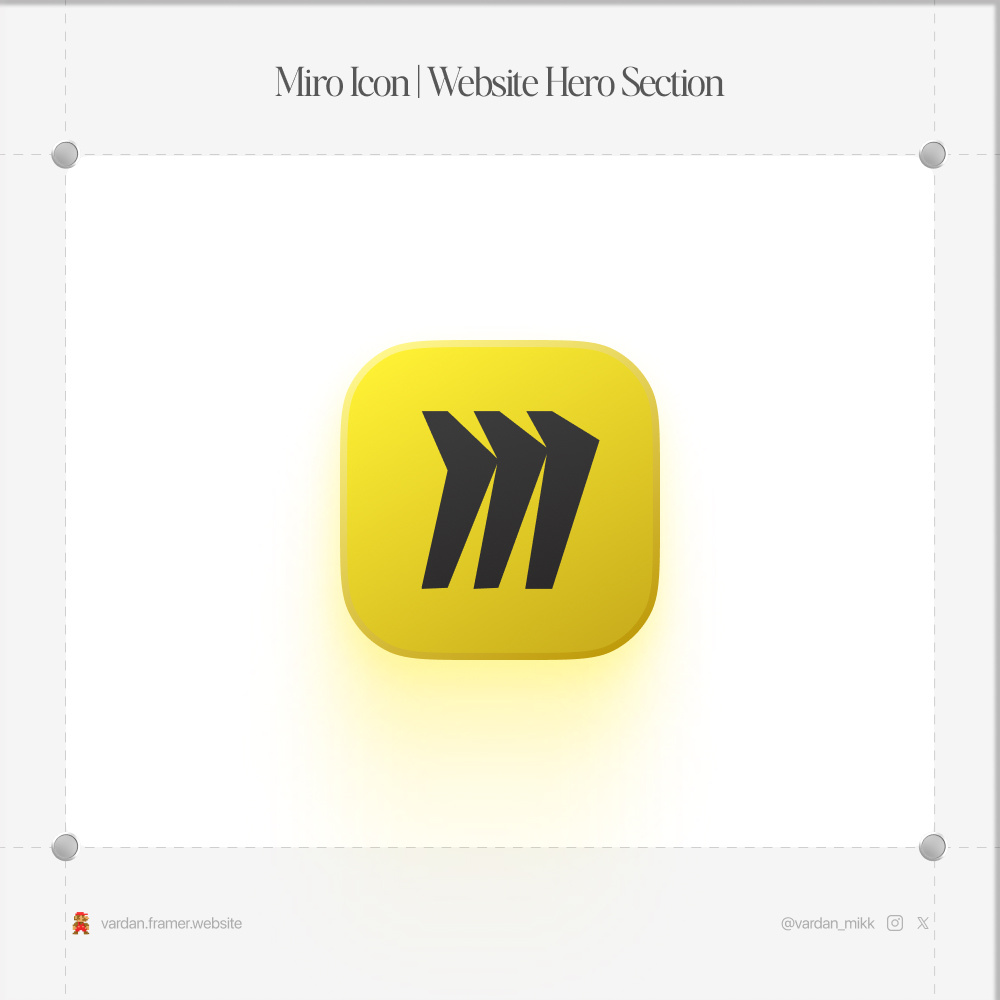 Miro Icon | Website Hero Section