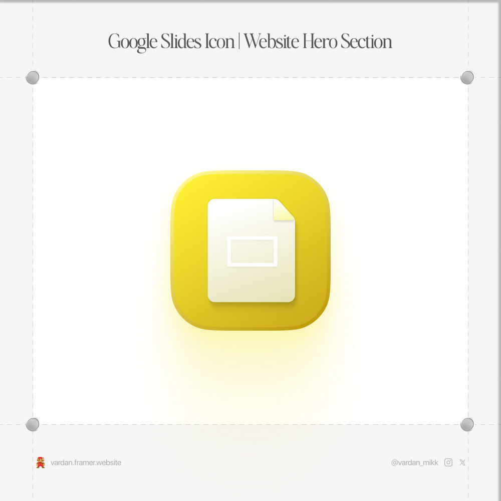 Google Slides Icon icon