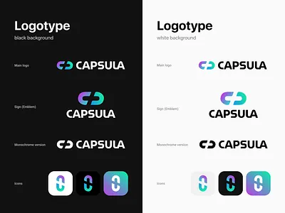 Capsula – logo design brand mark branding creative logo game logo graphic design identify logo logo design logotype mark