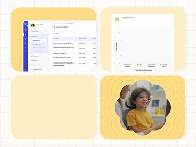 SaaS Platform Design for Autism Care Centre b2bdesign edtech design productdesign saasdesign saasdevelopment saasinnovation saasplatform saasproduct saasui saasux ui usabilitytesting userjourney