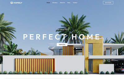 Real Estate Website Design elementor l ui web design website wordpress