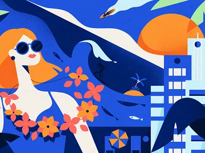 Aloha! aloha hawaii sea sunbit vacation vacay woman