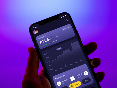 Crypto Trading App Design app design crypto crypto app design crypto banking crypto trading cryptocurrency dark ui decentralized finance defi app fintech mobile app mobile app design product design startup stock market trading app trading platform user interface