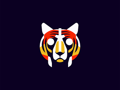 Geometric Tiger Logo abstract animal branding cat design emblem feline gaming geometric icon illustration logo mark original premium sports tiger vector wild zoo