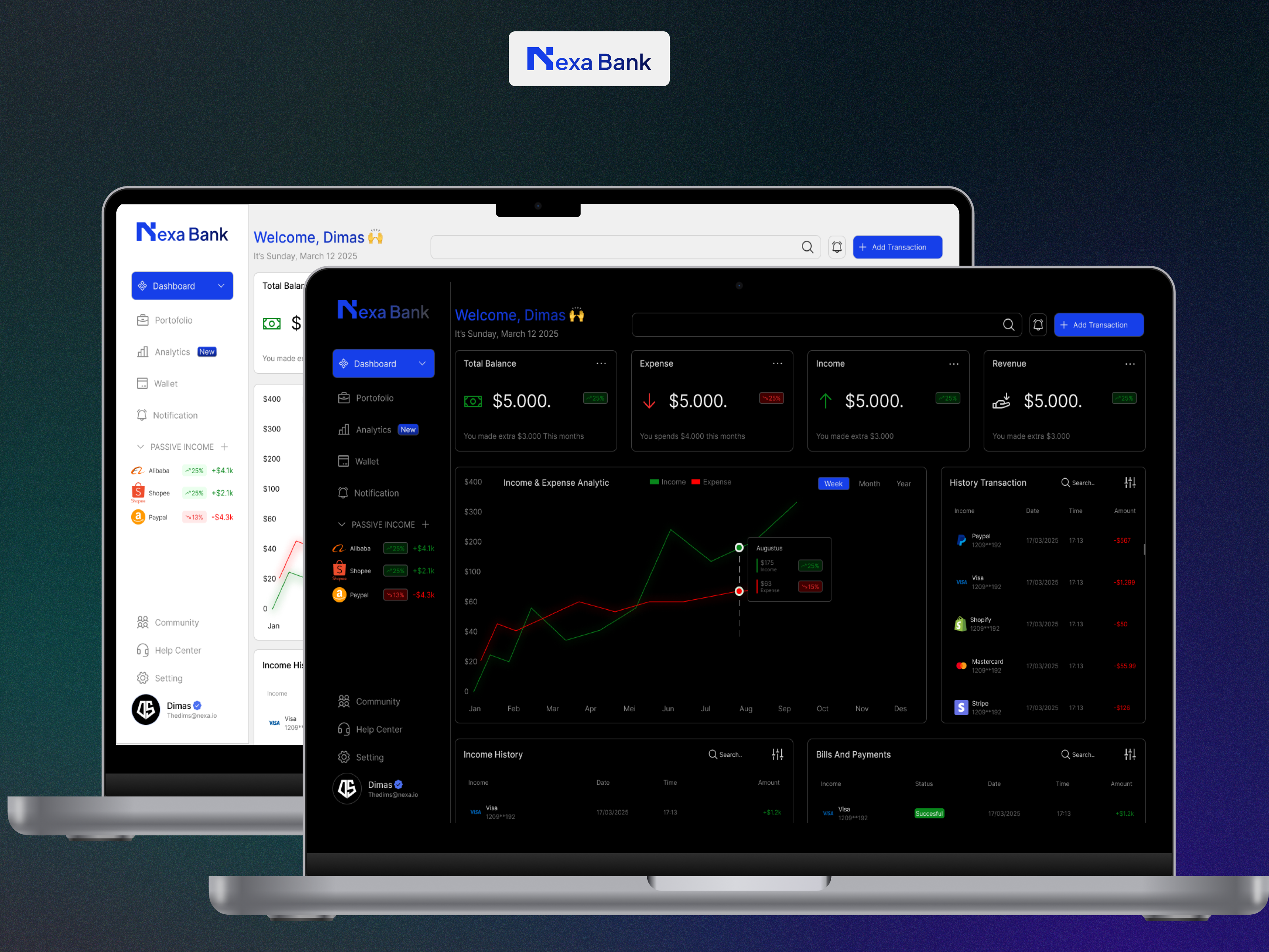 Example of Web App And Mobile App