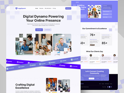 Digital Agency Website agency animation digital agency landing page ui ux web website
