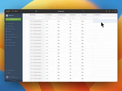 Example apply formula to Table app excel formula table ui ux
