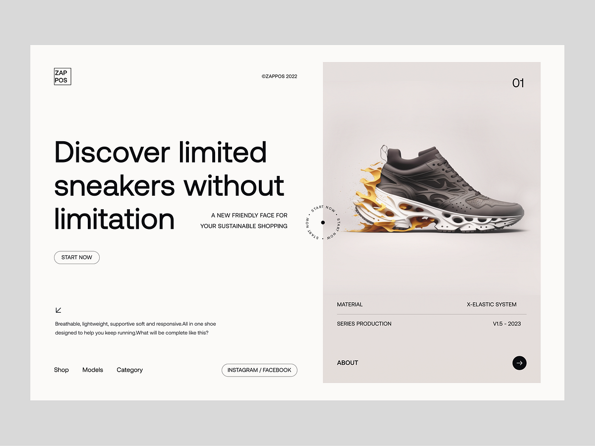 Fashion Store Website UI by Bogdan Falin for QClay on Dribbble
