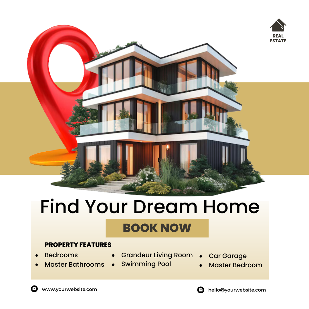 Brown and Brown Real Estate Instagram Post social media post