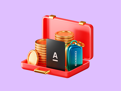Alfa 3d blender graphic design ui