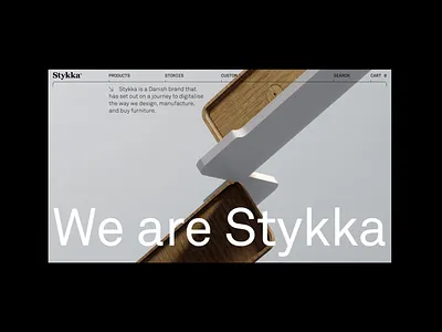 Stykka - Website Design, 01 design ecommerce furniture interface layout ui webdesign website