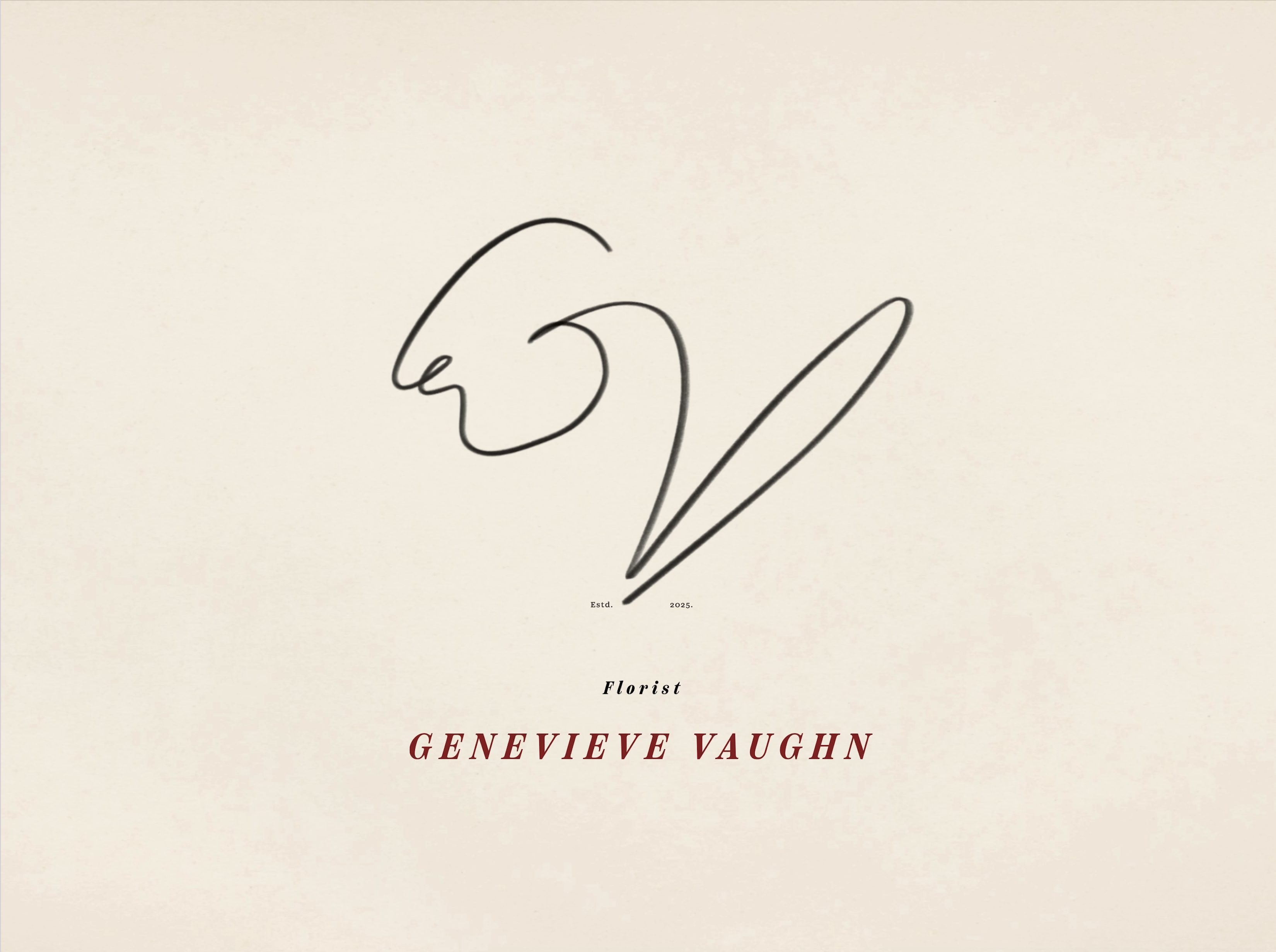 Florist logo design brand identity branding branding design florist flower flower artist hand drawn logo logo logo design tulip visual identity