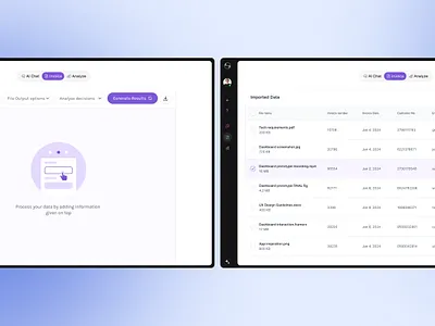 Efficient Data Processing Chat Interface for Seamless Workflows best chat ui design chat ui design data processing design for business group chat ui design interactive design ui ui ux design ux ux design visual analytics workflow automation