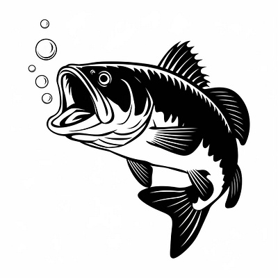 Fish vector image 3d animation branding graphic design logo motion graphics ui