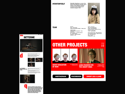 Drama Queen creative agency graphic design helvetica layout typography ui web web design webflow