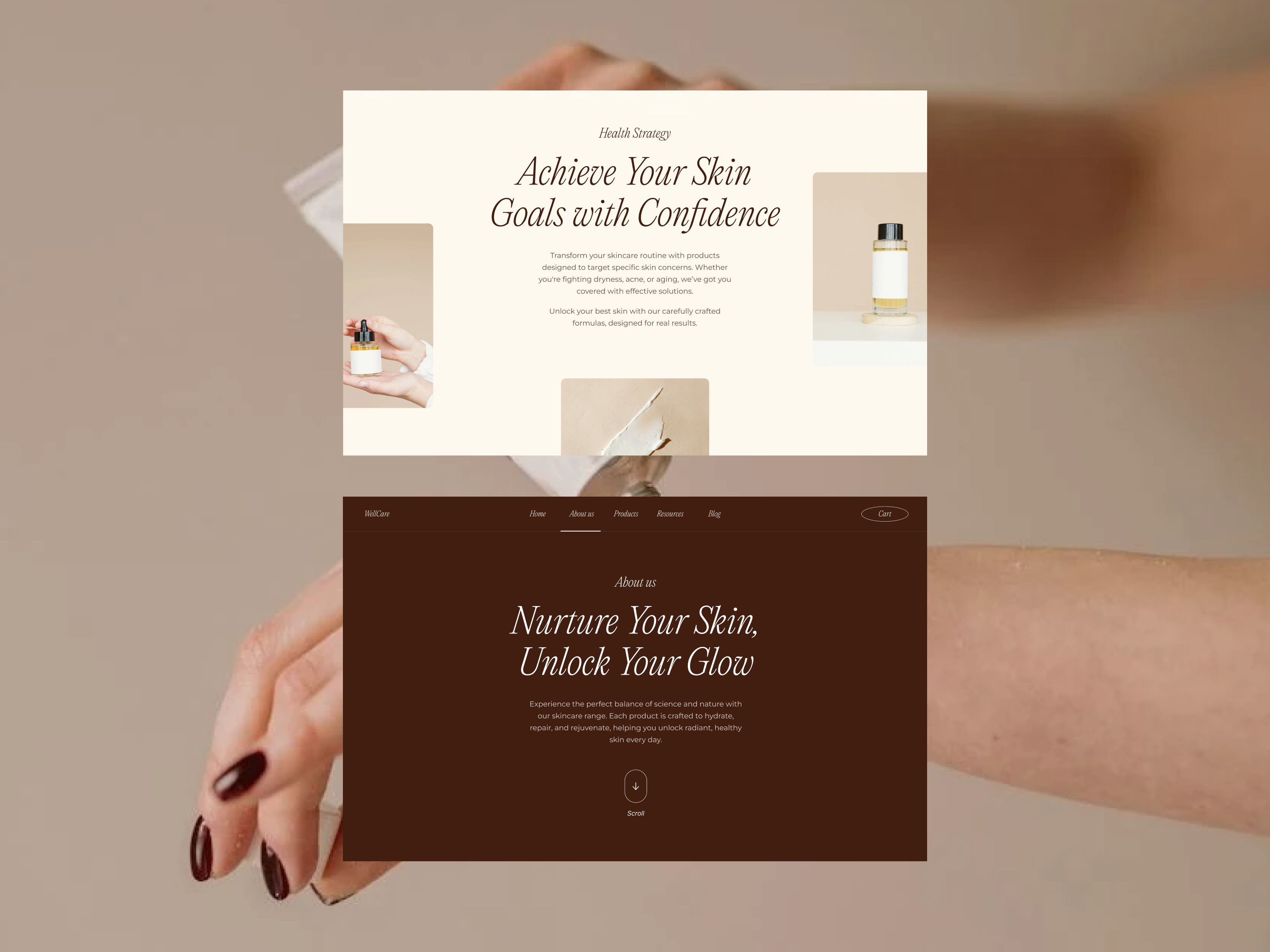 Skincare E-commerce Website – Case Study animation beauty branding case cosmetics ecommerce healthcare onlinestore onnlineshop skincare ui ux webdesign website