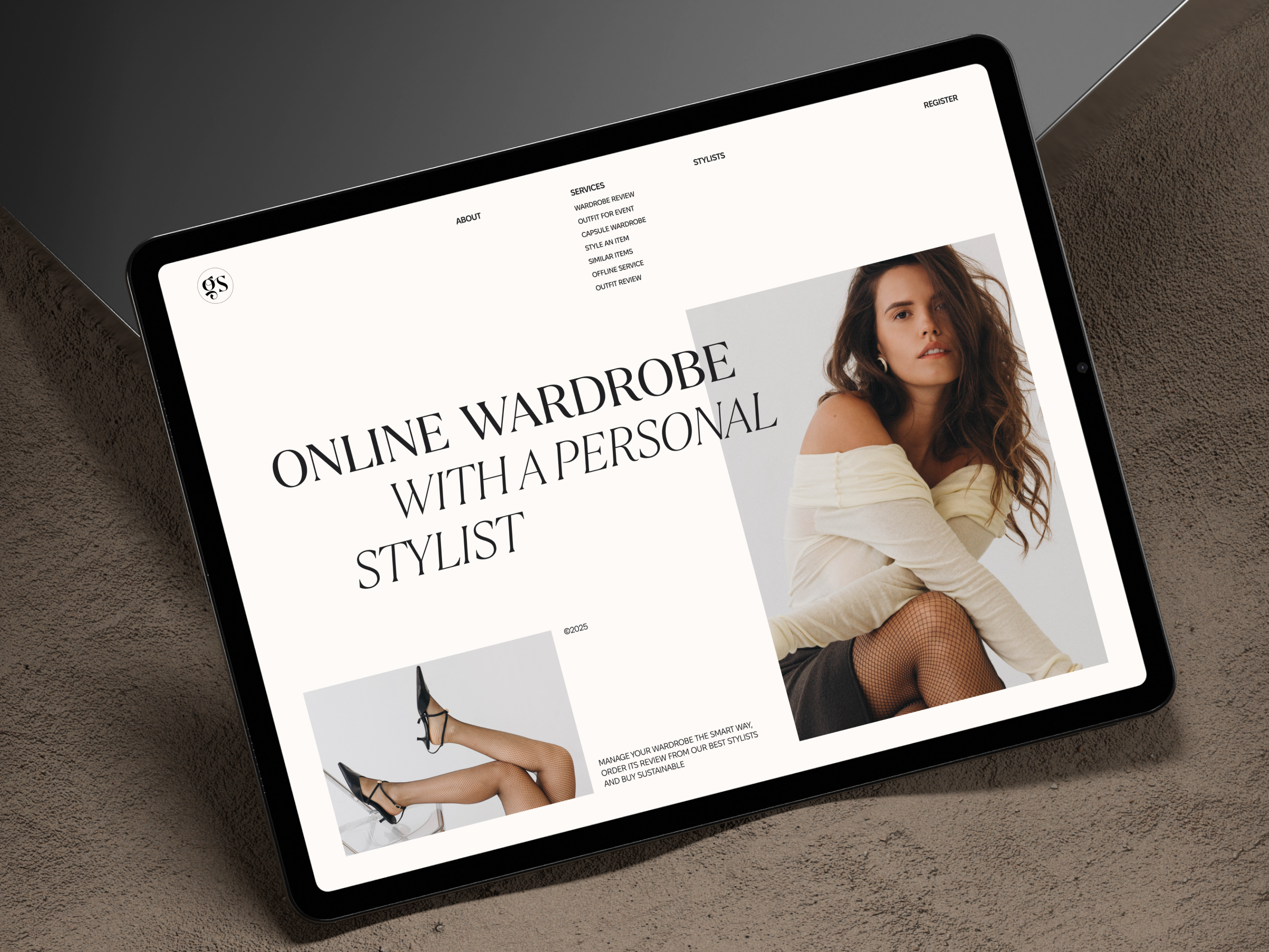 Example of Fashion Website Design