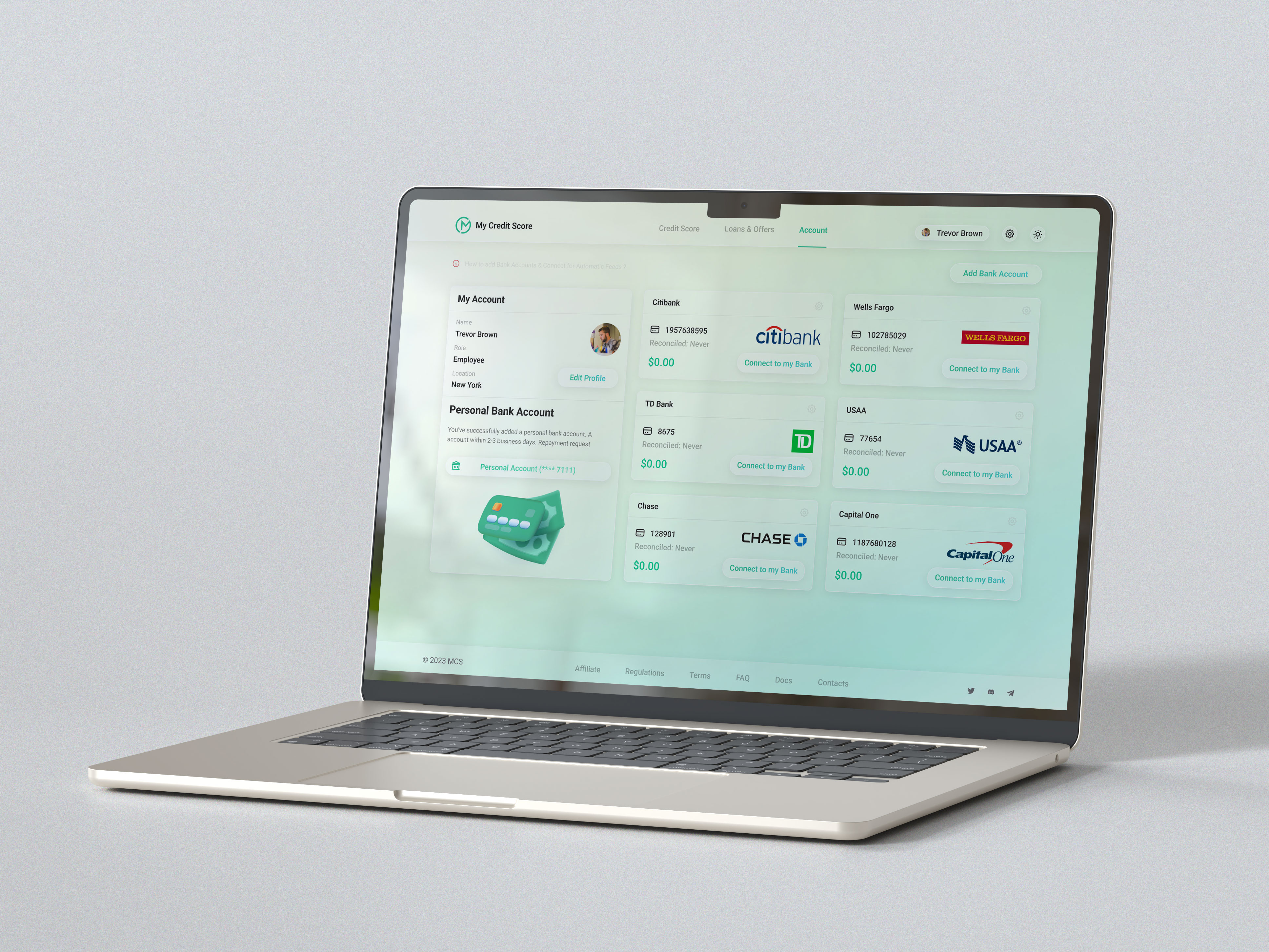 My Credit Score - Financial Web App Design admin dashboard analytics credit balance credit score dashboard dashboard interface dashboard ui dashboard website finance financial financial dashboard fintech loan loans saas score metrics uiux user dashboard web design website