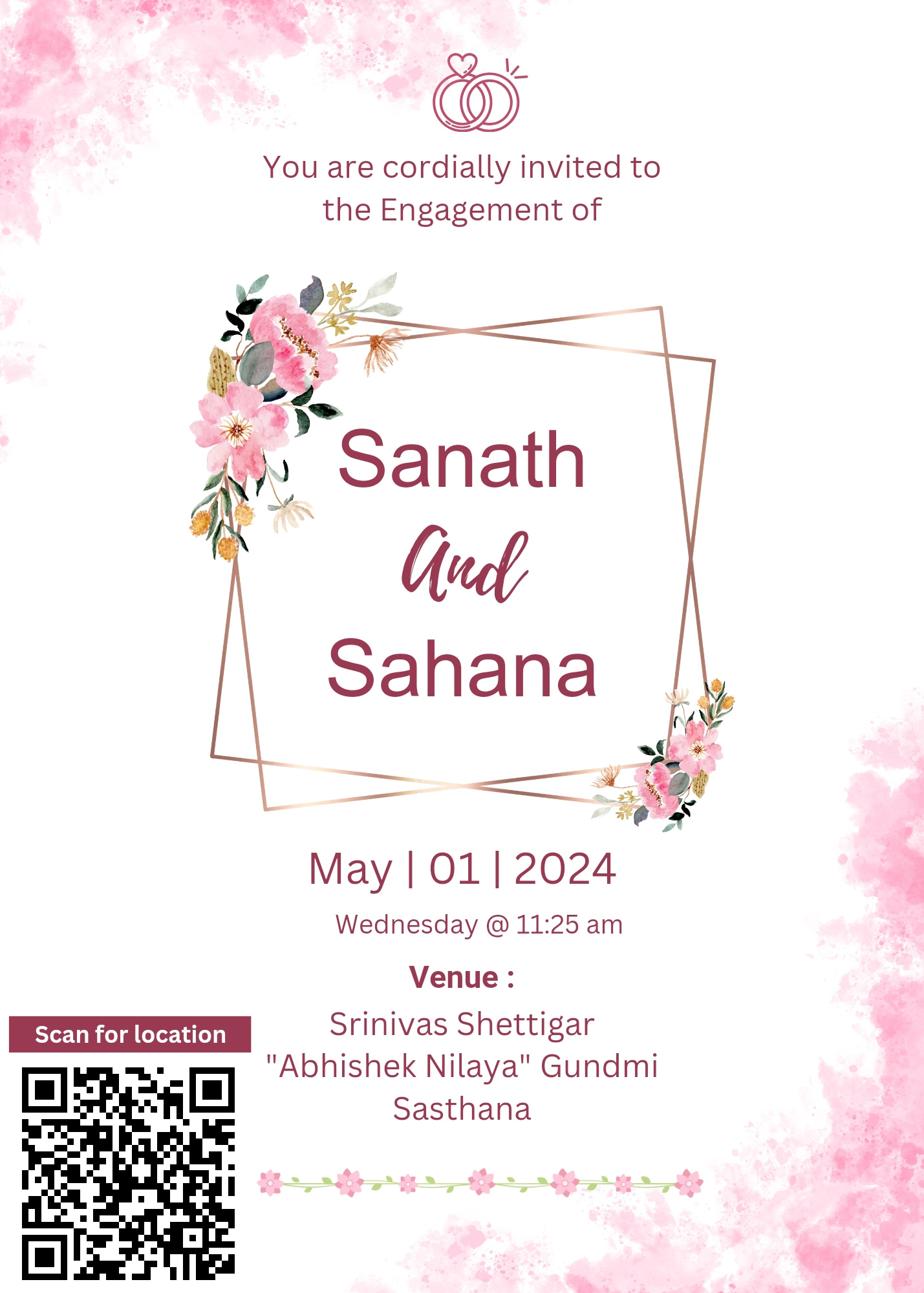 Invitations graphic design logo