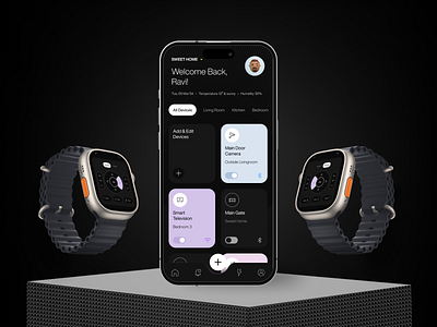 Smart Home App digital smarthome ui ux
