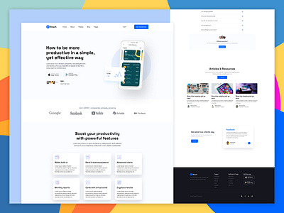 Fintech landing page app banking clean design design fintech landing page mobile banking mobile banking website saas saas landing page transactions ui uiux uiux design user interface design ux webflow webflow design webflow development weflow template