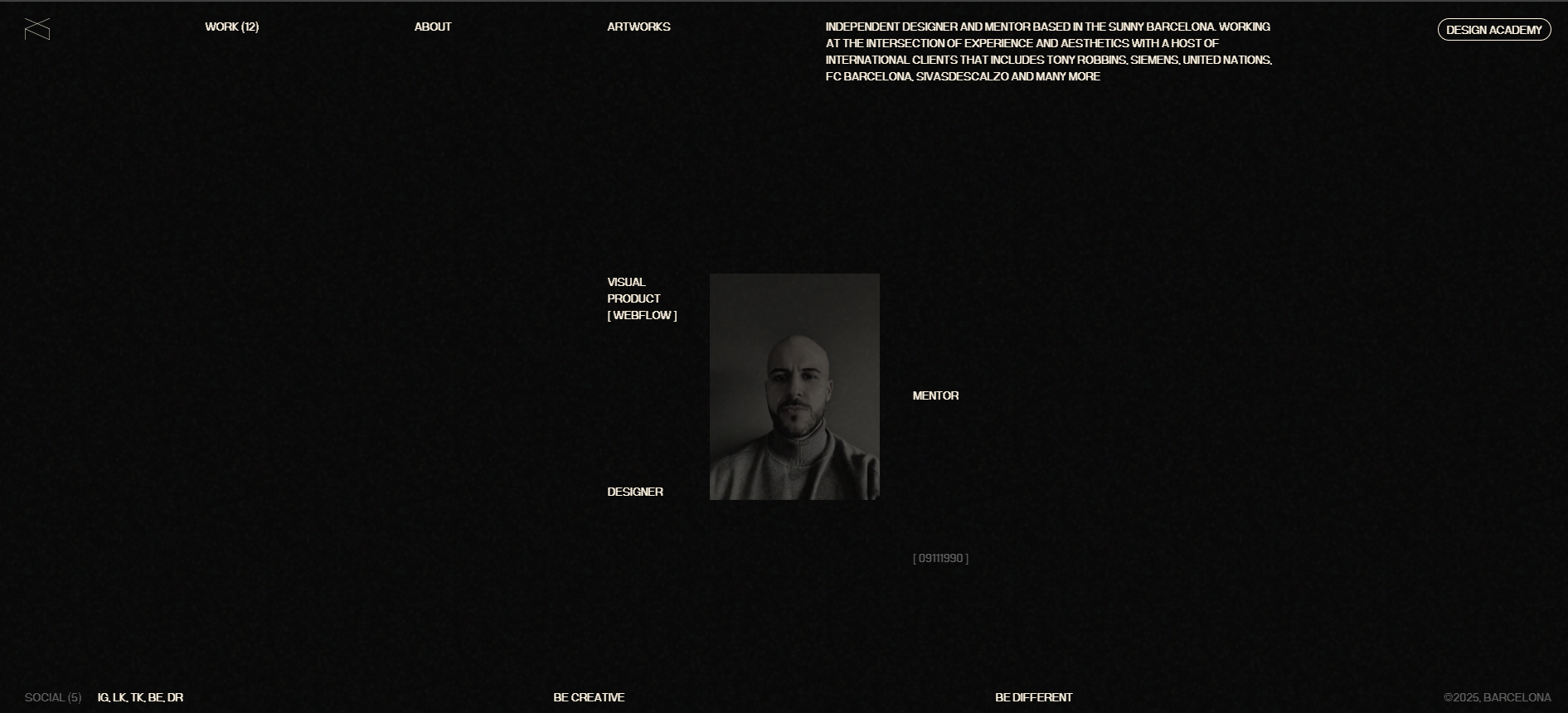 Example of Portfolio Or Business Website's