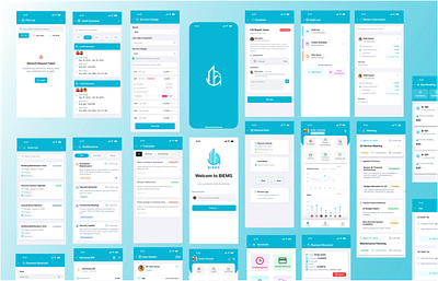 BIEMS Project app branding design graphic design illustration logo typography ui ux vector