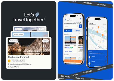 Mobile App for Travelling application cultural entertainment graphic design holidays illustration ios logo maps mobile app mobile design onboarding tourism travel travelling ui ux ui virtual reality web design