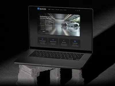 Website design - Epoxy flooring company concrete epoxy floor floor design flooring graphic design website