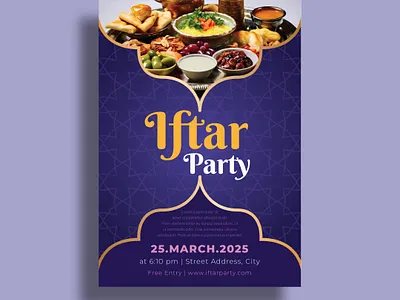Iftar Party Special Social Media Post Design branding design graphic design graphics graphics designer illustration logo poster design ramadan poster social media design ui vector