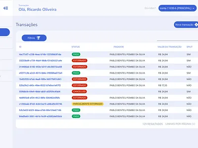 Payment Admin Panel admin backoffice desktop panel ui ux