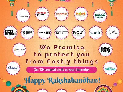 Raksha Bandhan branding facebook post fbpost festival graphic design indian festival post raksha bandhan ui