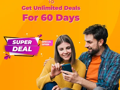 Unlimited Deals branding design facebook post fbpost get unlimited deals graphic design ui unlimited deals