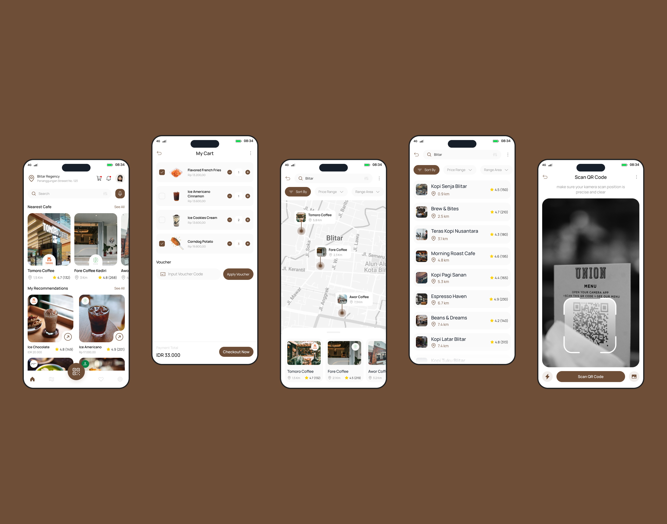 CoffeeNest - Coffee Shop & Online Shop Mobile App americano app app design brew cafe coffee coffee shop eatery marketplace mobile app mobile app design uiux uiuxdesign