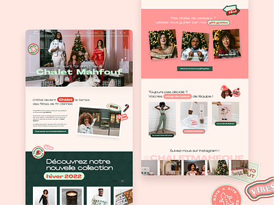 Hotel Mahfouf christmas redesign christmas e commerce eshop fashion french genz home homepage paris redesign stickers store ui uidesign ux uxdesign web webdesign website xmas