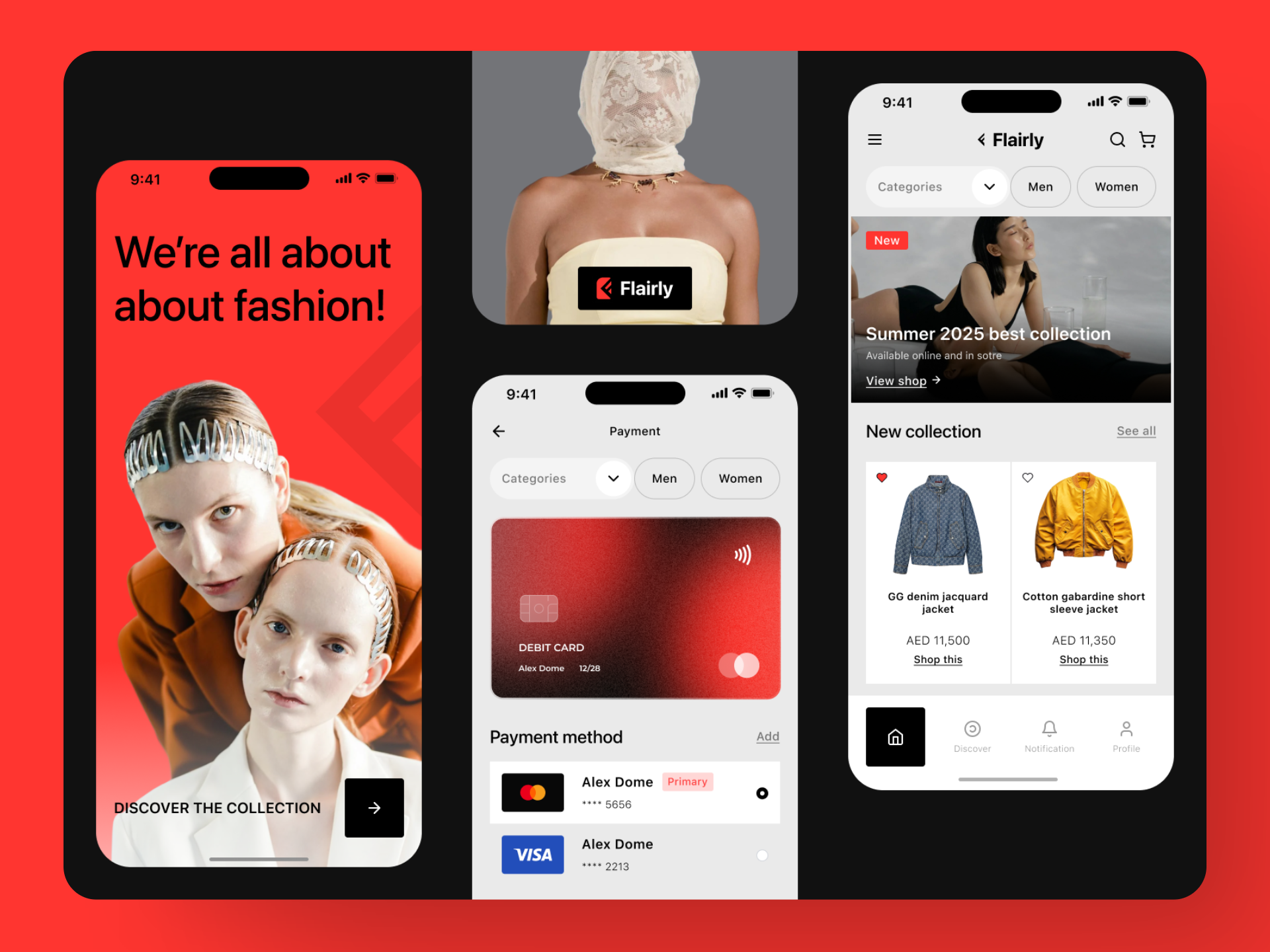 Fairly - clothing store (eCommerce) application buy cart ecommerce shop store ui ux