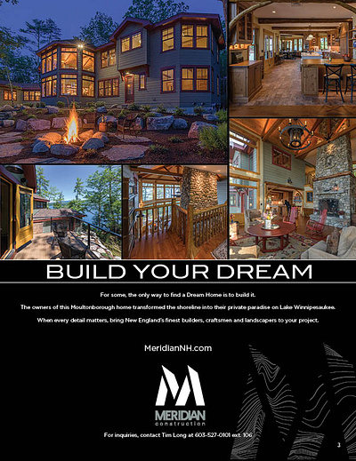 Branding Ad for Meridian Construction branding