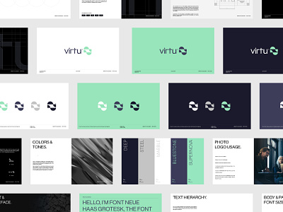 Virtu™ Brand Guidelines brand brand design brand identity branding design guidelines identity illustration logo logo design logotype symbol