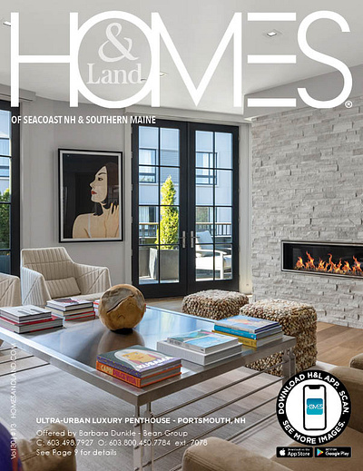 Magazine Cover for Homes & Land Magazine