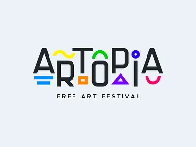 Logotype for art festival art artfesival brand identity branding graphic design logo logomaker logotype