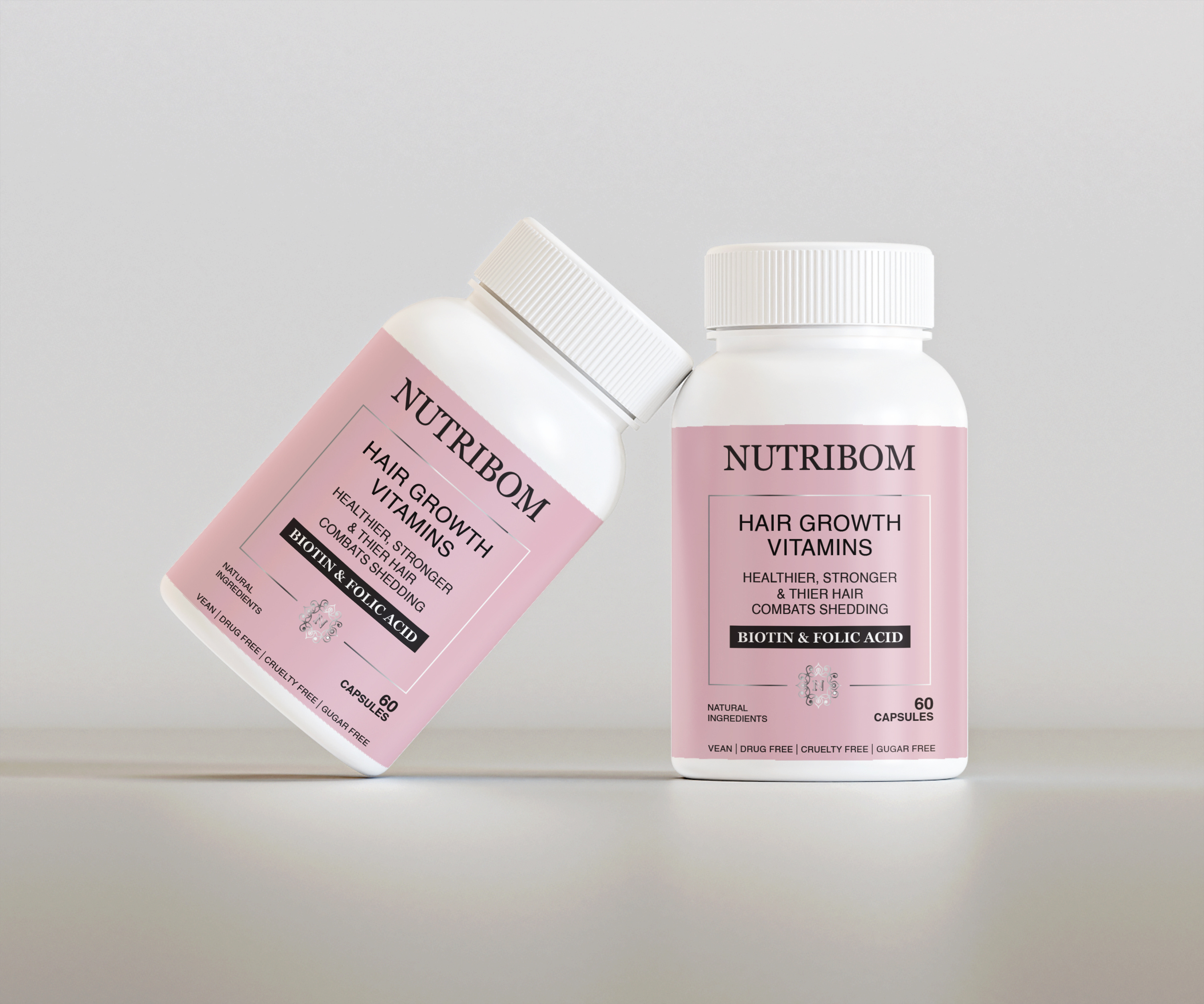 Unique Vitamin Supplement Label Design bottle bottle label brand identity brandeco branding hair growth label label design label designer package design packaging packaging design packaging designer pills product label product packaging supplement supplement label unique vitamin