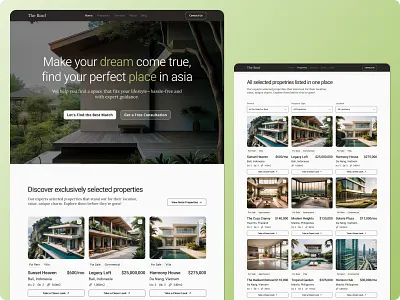The Roof - Real Estate Framer Template blog cms framer framer template real estate template ui ux web design website