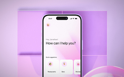 Voice Chat App ai animation app chat ios ui